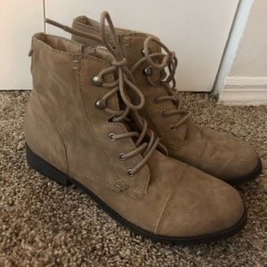 Madden Girl Combat Booties